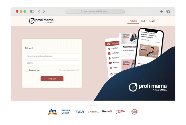 Profi Mama mockup