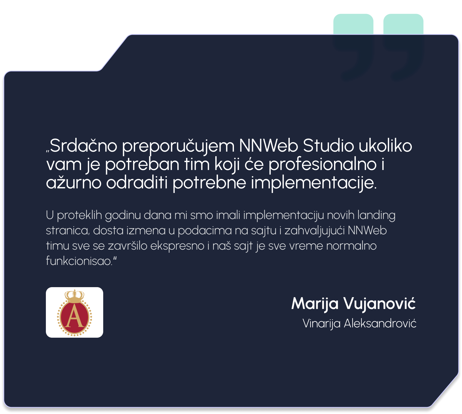 Marija Vujanović recenzija